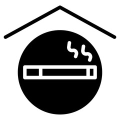 Poster - Smoking Zone icon vector image. Can be used for Smoking.