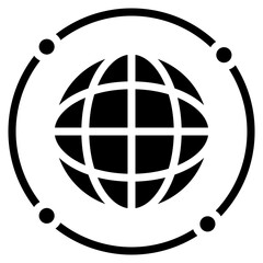 Poster - Internationalization icon vector image. Can be used for Data Science.