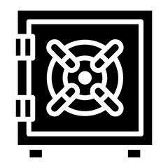 Poster - Vault icon vector image. Can be used for Locksmith.