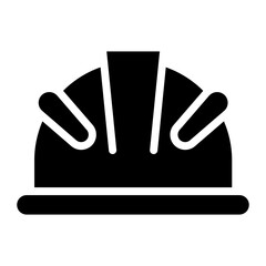 Sticker - Hard Hat icon vector image. Can be used for Engineer in Mechanics.