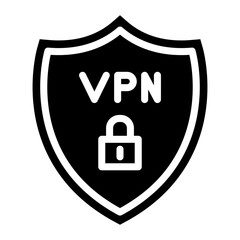 Wall Mural - VPN icon vector image. Can be used for Information Security.