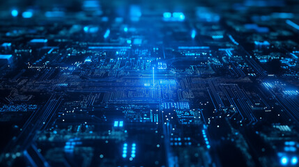 Business with technology, high technology for future. Generative AI Illustration.