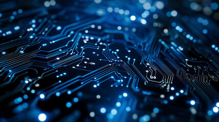 Business with technology, high technology for future. Generative AI Illustration.