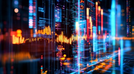 Aufkleber - An abstract technological background in programming as a software developer and a computer script writer.
