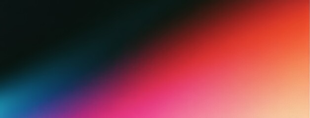 Poster - An abstract poster cover header with the color purple, red, blue, orange, and yellow