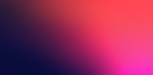 Poster - An abstract vibrant backdrop banner poster wallpaper header design with a grainy gradient background with red, pink, and yellow noise texture