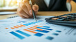 © MSTKolpana - Budget planning and management concept. Company budget allocation for business or project management
