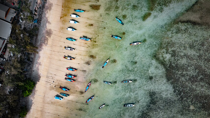 Ariel view of Rawai Beach, Phuket, Thailand