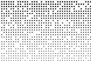 Aufkleber - Modern geometric pattern with shrinking squares and random gaps