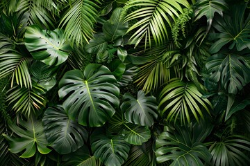  A close up of a bunch of green leaves
