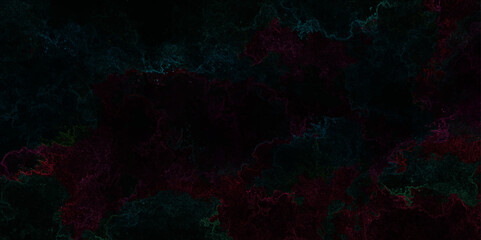 Wall Mural - Abstract Watercolor dark blue and red grunge background painting design art dark glowing stone edge textured. Dark underwater coral design background art.