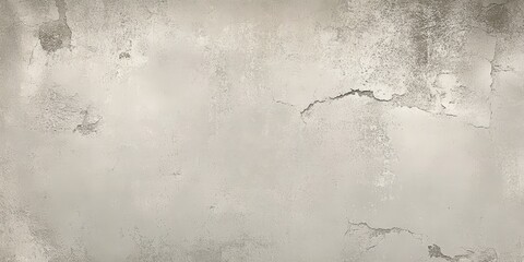 Canvas Print - Textured Gray Wall with Cracks and Imperfections