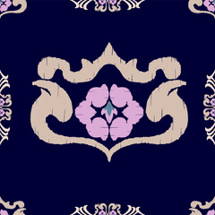 seamless ikat pattern for fabric