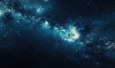 Milky way galaxy in a stunning night sky, cosmic beauty 4K hyperrealistic photo.