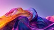 © Anna - Vibrant abstract waves in a colorful fluid motion of laminar currents in a minimalist, National Laminar Day