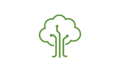 a graphic image on the theme of tree networks, on a white background. graphic vector base.