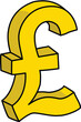 © Iconhut - golden pound symbol