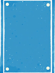 Poster - Blue minimalist banner with soft texture and simple corner circles.