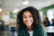 © CojanAI - Portrait of a smiling female high school student
