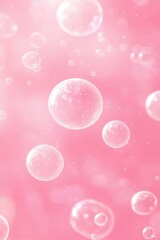 Poster - Pink Bubbles.