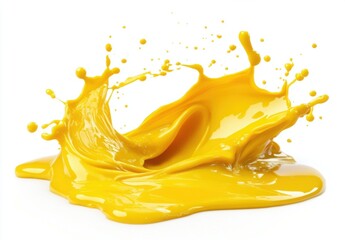 Canvas Print - Yellow Splash.