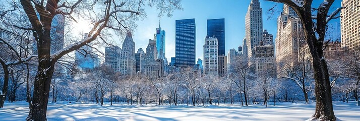 winter in the modern American city 