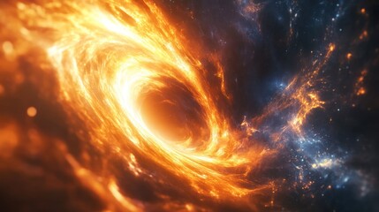 Poster - Cosmic Fire Vortex