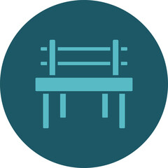 Poster - Bench Icon Design