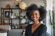© NikoG - Portrait of a smiling female African American interior designer