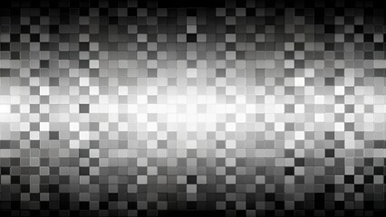 Wall Mural - Pixelated black and white background imitation