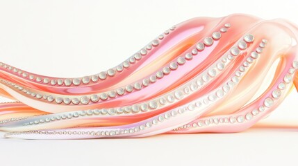 Iridescent octopus tentacles for creative design and digital media