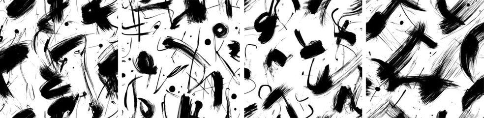 Hand written scribble pattern overlay vector texture
