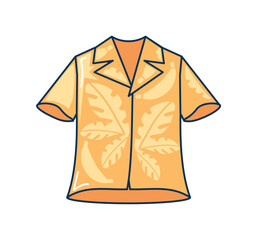 Poster - shirt summer season clothes icon