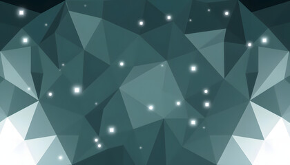 abstract background with triangles isolated with white highlights, png