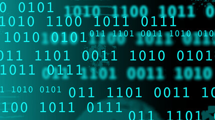 A captivating abstract background showcasing binary code, perfect for both wallpapers and design projects.