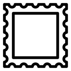 Wall Mural - post stamp icon 