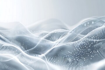 Wall Mural - abstract wavy background with bokeh effect