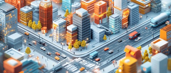 Leinwandbilder - Brief insights into smart city technology, exploring the role of sensors, connectivity, and data analytics in improving urban infrastructure