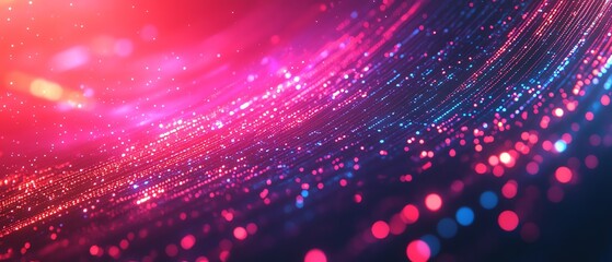 Poster - Stylized background emphasizing innovation in cyber technology, with glowing effects and digital patterns to convey a sense of advancement