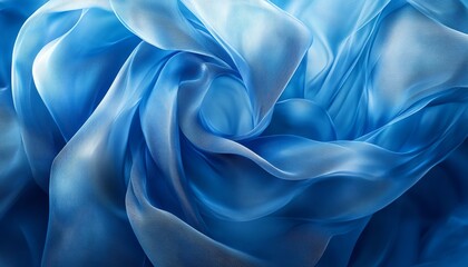 Leinwandbilder - Unique abstract blue banner for a technology webpage, combining various shades of blue with geometric elements for a captivating effect