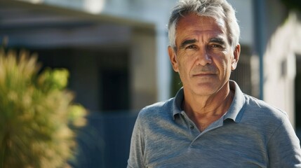 Wall Mural - Portrait of a Confident Senior Man