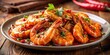 © boxs - Seafood dish of prawns drenched in spicy sauce