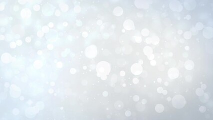 Glittering festive lights. Sparkling white silver. Christmas, New Year, Valentine's Day background. Loop video.(129)