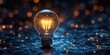 © Lina - A glowing light bulb surrounded by a network of lines, representing innovative ideas and connectivity.