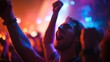 © Alex - Excited Music Fan at a Live Concert, Perfect for Entertainment and Music Industry Promotions Generative AI