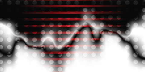 Wall Mural - Spotted black and white grunge vector line background. Abstract halftone illustration background. Grunge grid polka dot background
