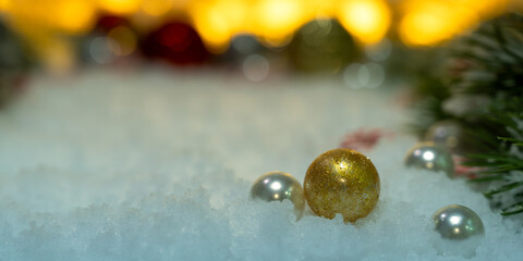 golden christmas ball decoration