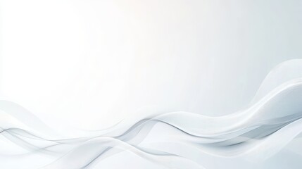 Wall Mural - abstract white and gray digital wave background with modern design