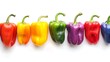 © Mahmud Creative - a row of colorful peppers