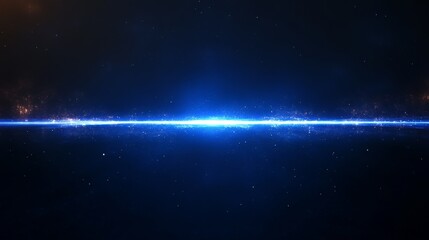 Wall Mural - Futuristic Light Horizon